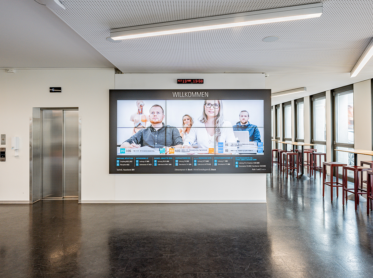 Digital Signage Raumanzeigen und Veranstaltungsanzeigen